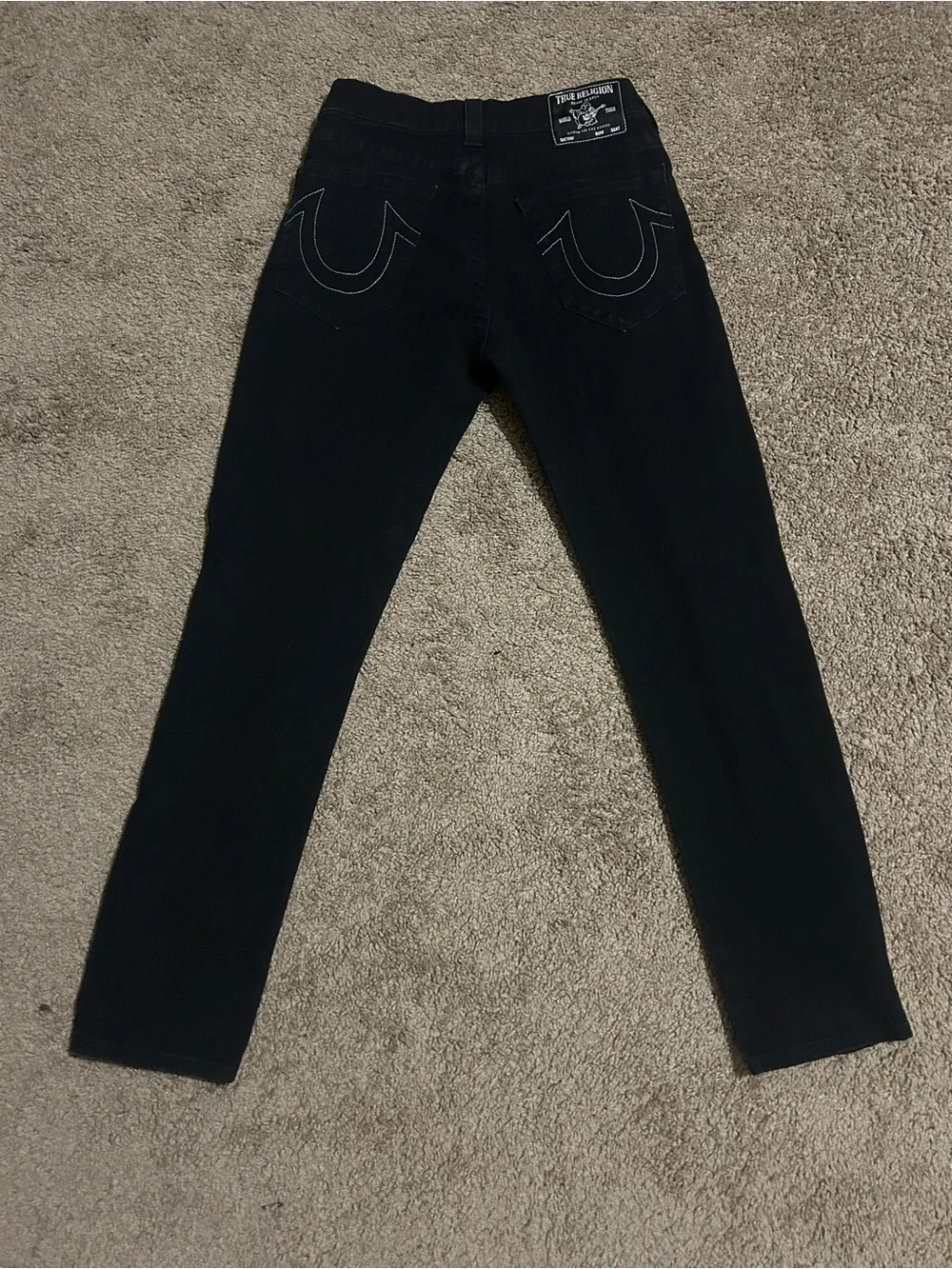 True Religion Men’s Black Slim Jeans